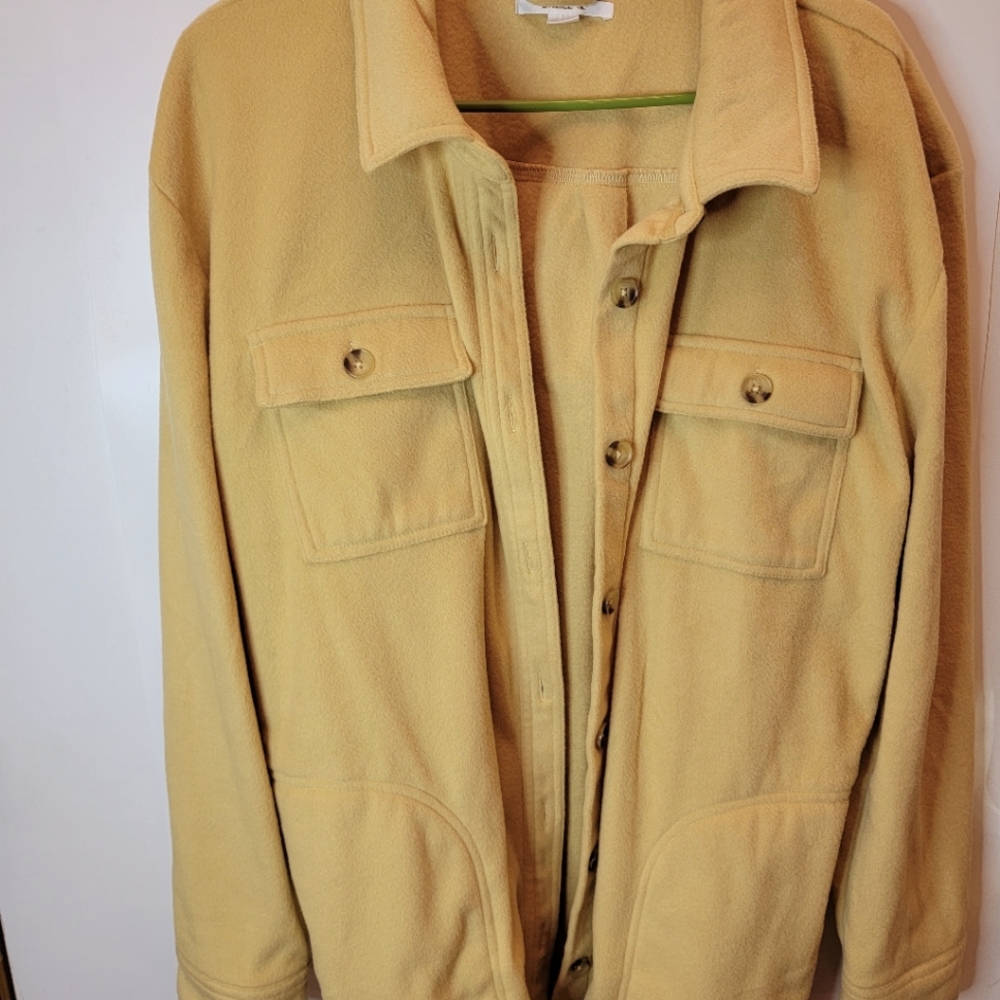 O'Neill Mustard Shacket Large
